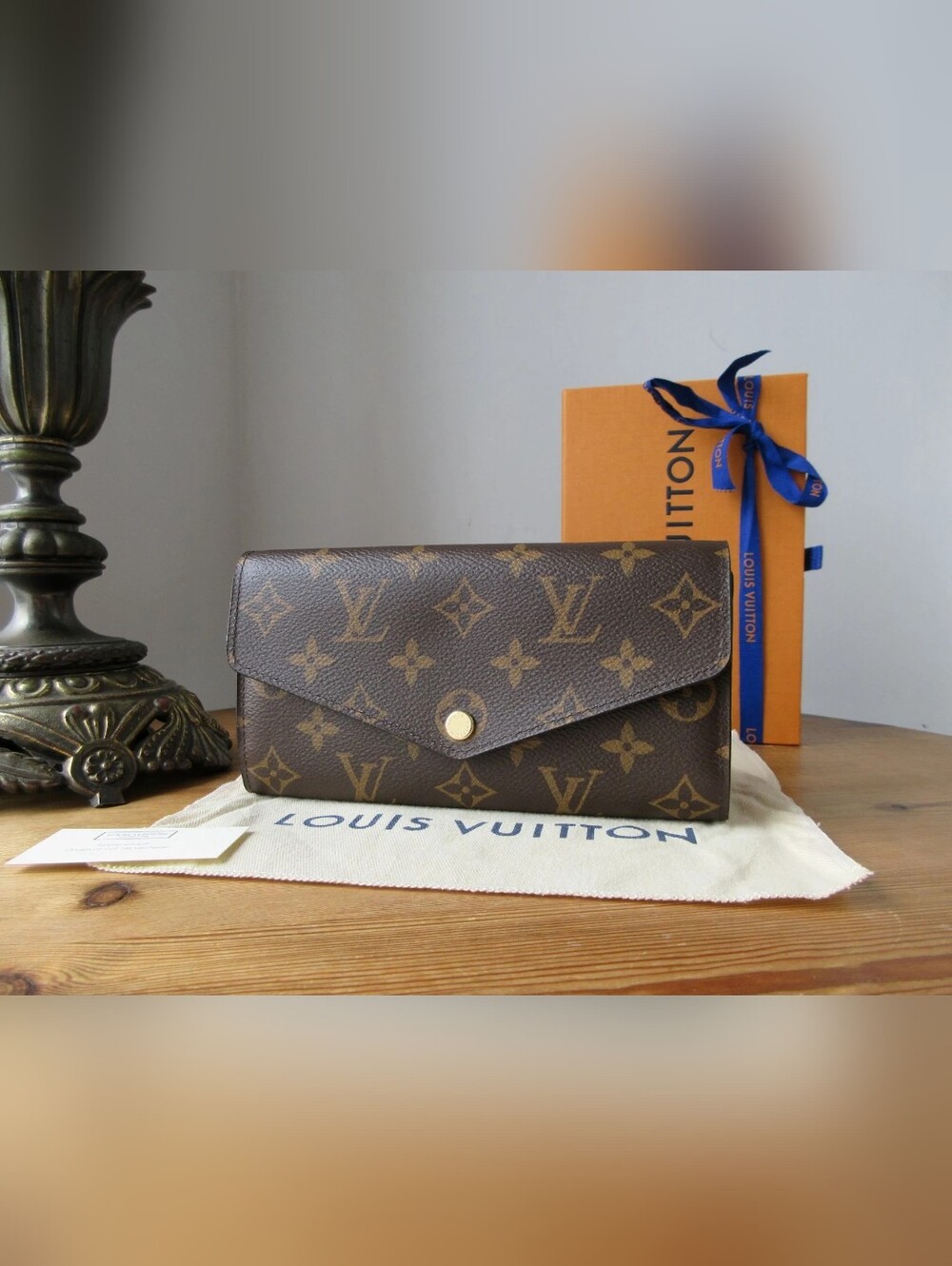 Louis Vuitton Monogram Sarah Wallet Rose Ballerine
